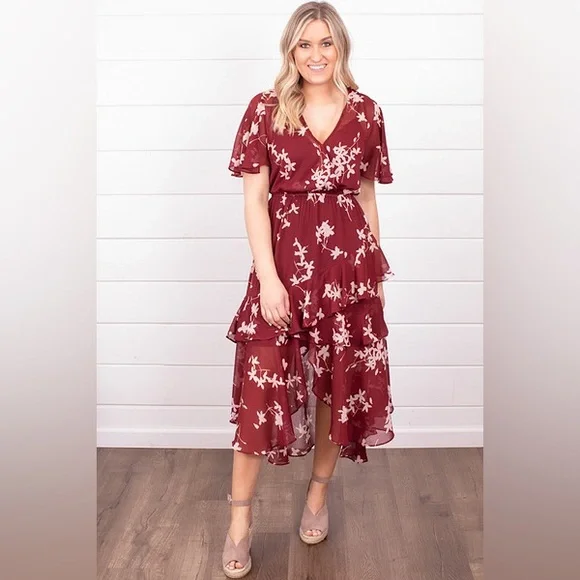 knee length dresses for ladies Love Stitch Long Sleeve Maxi Dress – Luxe Whitsundays main image 0